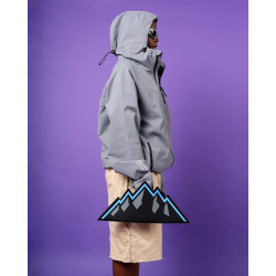 Mountain Logo Large Leather Clutch